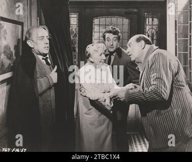 The Ladykillers (Rank, 1955). Con Alec Guinness, Herbert Lom, Peter Sellers, Cecil Parker e Danny Green. Ealing Studios Foto Stock