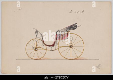 Design per Pony Phaeton, no 4136 1923 di Brewster & Co. Foto Stock