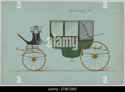 Design per Landau, n. 4057a 1923 di Brewster & Co. Foto Stock