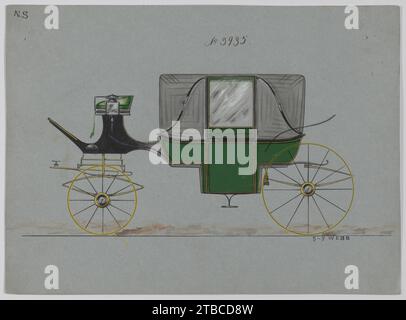 Design per Landau, n. 3935 1923 di Brewster & Co. Foto Stock