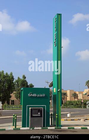 Teller automatico SNB in Arabia Saudita Foto Stock