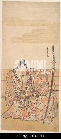 Il quarto Matsumoto Koshiro come Samurai 1914 di Katsukawa Shunsho Foto Stock