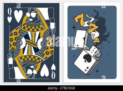 isolato su sfondo bianco. poster artistico, Illustrazione Vettoriale