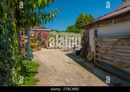 Attrazioni intorno al centro di Narberth, la splendida cittadina mercato nel Carmarthenshire, Galles occidentale, Regno Unito: Phillip Roberts Foto Stock