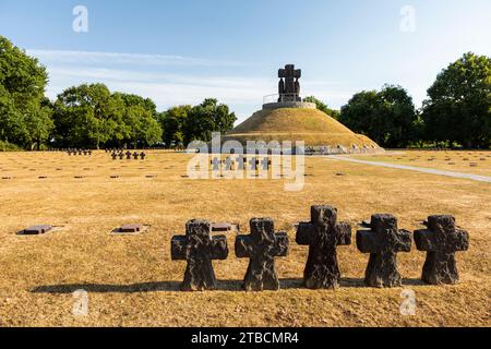 Cimitero tedesco, la Cambe, Calvados, basse-Normandie, Francia Foto Stock