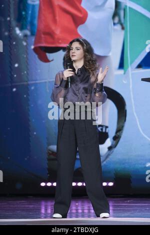 Napoli, Italia. 6 dicembre 2023. Ambra Sabatini atleta poaraolitica italiana Gold al Grand Prix Dubai durante la nona edizione dei Gazzetta Sports Awards, la cerimonia di premiazione dedicata alle star dello sport, organizzata da la Gazzetta dello Sport a Napoli il 6 dicembre 2023 a bordo della MSC Fantasia. Credito: Agenzia fotografica indipendente/Alamy Live News Foto Stock