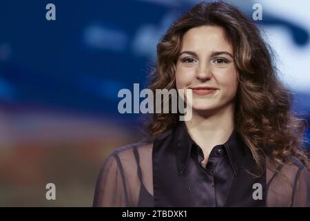 Napoli, Italia. 6 dicembre 2023. Ambra Sabatini atleta poaraolitica italiana Gold al Grand Prix Dubai durante la nona edizione dei Gazzetta Sports Awards, la cerimonia di premiazione dedicata alle star dello sport, organizzata da la Gazzetta dello Sport a Napoli il 6 dicembre 2023 a bordo della MSC Fantasia. Credito: Agenzia fotografica indipendente/Alamy Live News Foto Stock