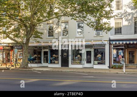 sezione della strada principale del porto di sag Foto Stock