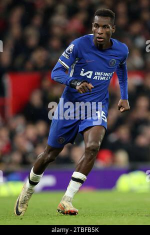 Manchester, Regno Unito. 6 dicembre 2023. Nicolas Jackson del Chelsea durante la partita di Premier League all'Old Trafford, Manchester. Il credito fotografico dovrebbe leggere: Gary Oakley/Sportimage Credit: Sportimage Ltd/Alamy Live News Foto Stock