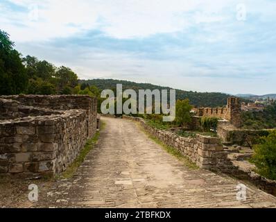 La roccaforte medievale di Veliko Tarnovo, zarevic in Bulgaria Foto Stock