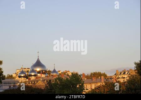 FRANCIA, PARIGI (75) 7° DISTRETTO, CHIESA RUSSA Foto Stock