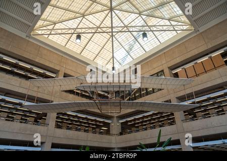 La replica della Dunbar Library del Wright Flyer del 1903 Foto Stock