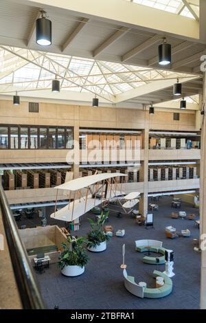 La replica della Dunbar Library del Wright Flyer del 1903 Foto Stock