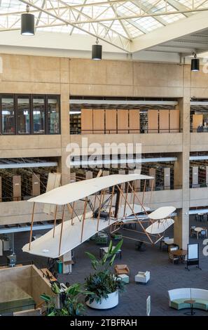 La replica della Dunbar Library del Wright Flyer del 1903 Foto Stock