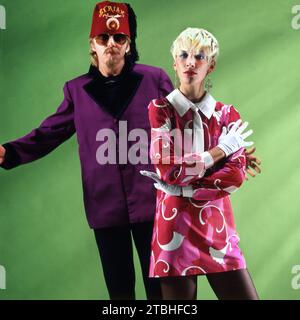 Annie Lennox e Dave Stewart 'turisti' nel 1977 Foto Stock