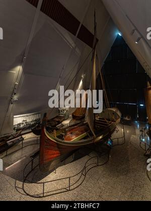 Una foto della mostra By Sea al Museo marittimo norvegese. Foto Stock