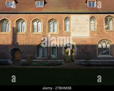 Old Court, Queens' College, Università di Cambridge, Inghilterra. Foto Stock