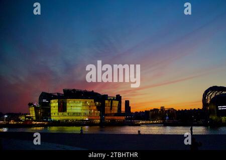 Una foto di alcuni Sevit nel Banpo Hangang Park a Seoul, Corea del Sud. Foto Stock