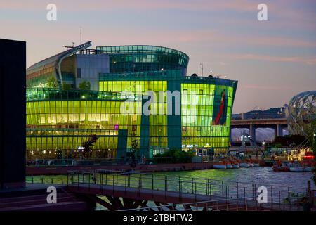 Una foto di alcuni Sevit nel Banpo Hangang Park a Seoul, Corea del Sud. Foto Stock