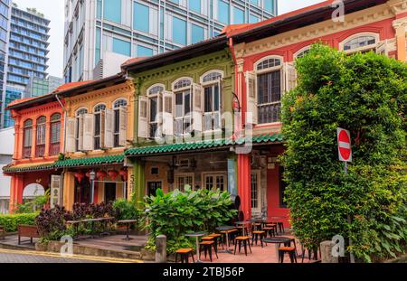 Bar in Emerald Hill Road, Singapore Foto Stock