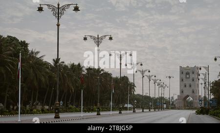 Salalah, Sultanato dell'Oman - 20 novembre 2023: Torre dell'orologio di Salalah Foto Stock