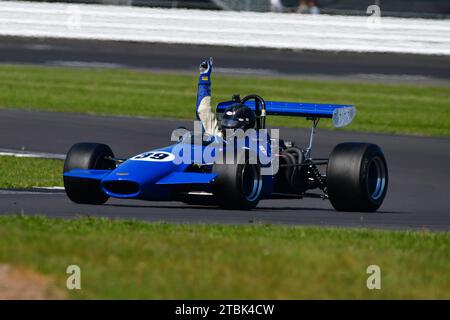 Chris Merrick, Chevron B17C, HSCC Silverstone International Meeting, HSCC Historic Formula 2 Championship, parte dell'HSCC Historic Formula 2 interna Foto Stock