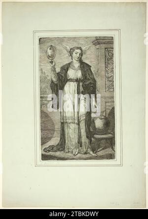 Personificazione femminile della scienza, 1776. Foto Stock