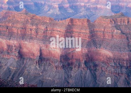 Foto dello spettacolare Grand Canyon, scattata da Point Sublime sul North Rim. Grand Canyon National Park, Arizona, Stati Uniti. Foto Stock