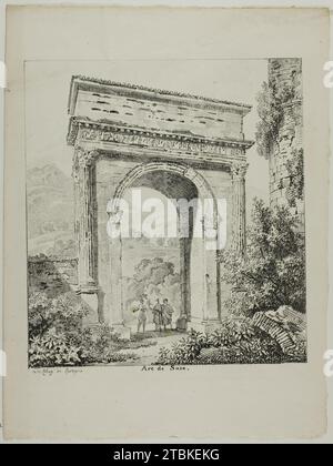 Arco di Susa, 1817. Foto Stock