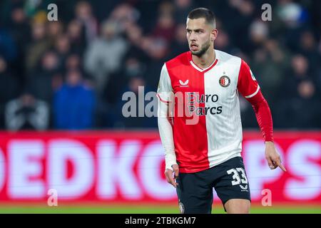 ROTTERDAM, PAESI BASSI - 7 DICEMBRE: Portiere Timon Wellenreuther (Feyenoord Rotterdam) durante la partita Eredivisie del SC Feyenoord e del FC Volendam Foto Stock