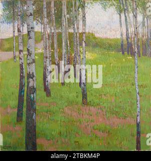 Betulla alla luce della sera, 1902. Foto Stock