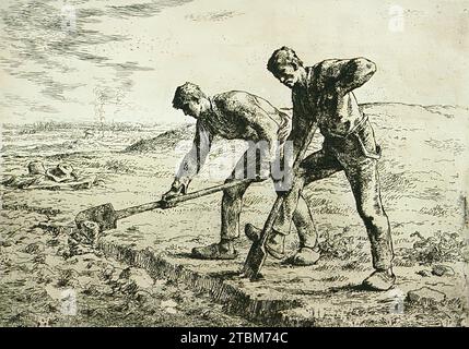 I Diggers, c1860. Foto Stock