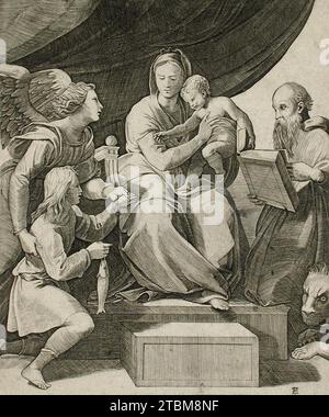 La Vergine del pesce, XVI secolo. Foto Stock