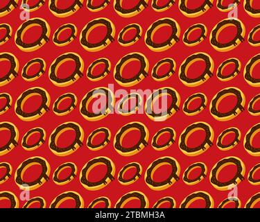 È la tecnica della combinazione di oggetti in modo che diventi una forma di sfondo del modello Illustrazione Vettoriale