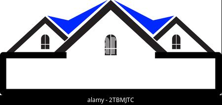 È un simbolo relativi ai termini della casa, residence o alloggiamento Illustrazione Vettoriale