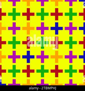 È la tecnica della combinazione di oggetti in modo che diventi una forma di sfondo del modello Illustrazione Vettoriale