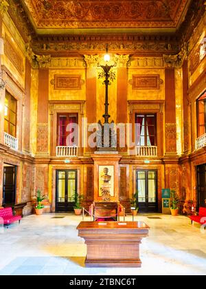 Sala - Teatro massimo Vittorio Emanuele - Palermo, Italia Foto Stock