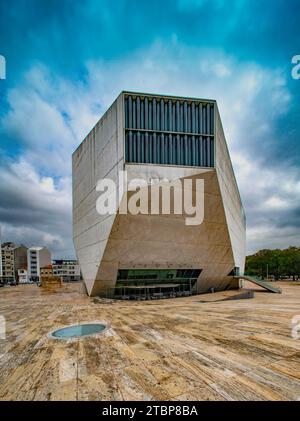 REM Koolhaas Casa da musica, sala concerti, Porto, Portogallo Foto Stock