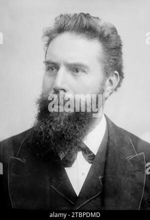 Wilhelm Rontgen. Di Bain News Service. Circa 1890-1900. Foto Stock