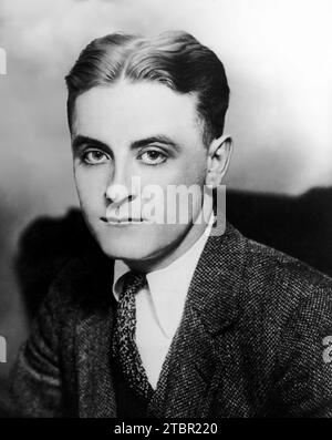 Fotografia di F. Scott Fitzgerald pubblicata su The World's Work (numero di giugno 1921). Foto Stock