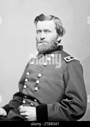 Ulysses S. Grant. Anno: 1860-65. Foto Stock