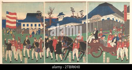 Foto di una Processione di stranieri a Yokohama 2007 di Utagawa Yoshikazu Foto Stock