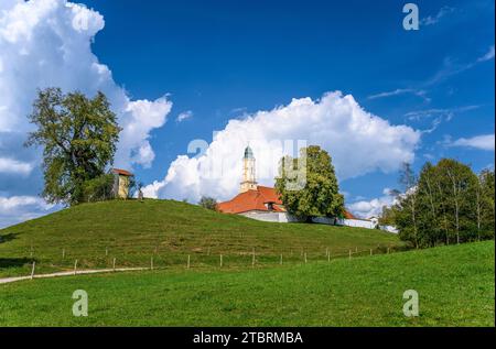 Germania, Baviera, Terra di Tölzer, Sachsenkam, Monastero di Reutberg Foto Stock