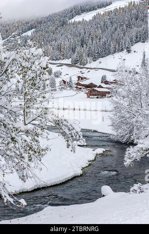 Torrente di Santa Gertrude, Europa, Italia, Trentino alto Adige, provincia di Bolzano, Santa Gertrude Foto Stock