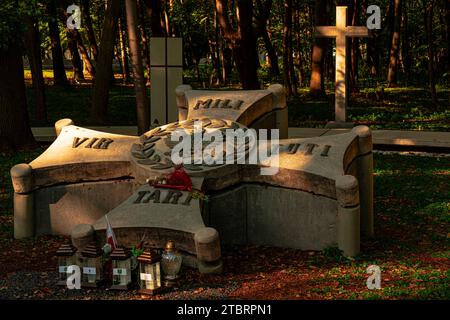 Memorial, Westerplatte, Danzica Foto Stock