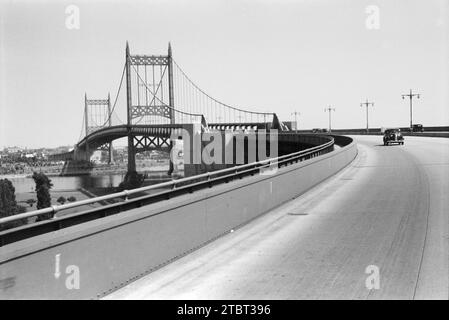 Ponte Triborough, New York, New York, USA, Marion Post Wolcott, U.S. Office of War Information, giugno 1941 Foto Stock