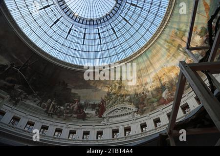 Nella sala principale della Bourse de Commerce, Parigi, Francia Foto Stock