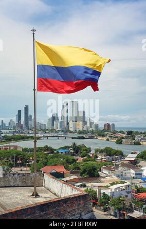 Foto della vista panoramica di cartagena das Indias Foto Stock