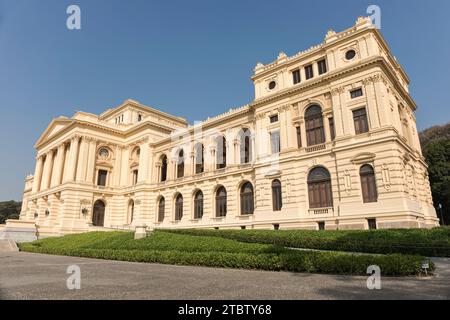 Il Museu do Ipiranga è l'edificio principale del Museo Paulista, un museo specializzato in storia e cultura materiale, che fa parte dell'Univer Foto Stock