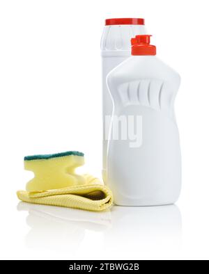 Accessori per la pulizia della cucina Foto Stock